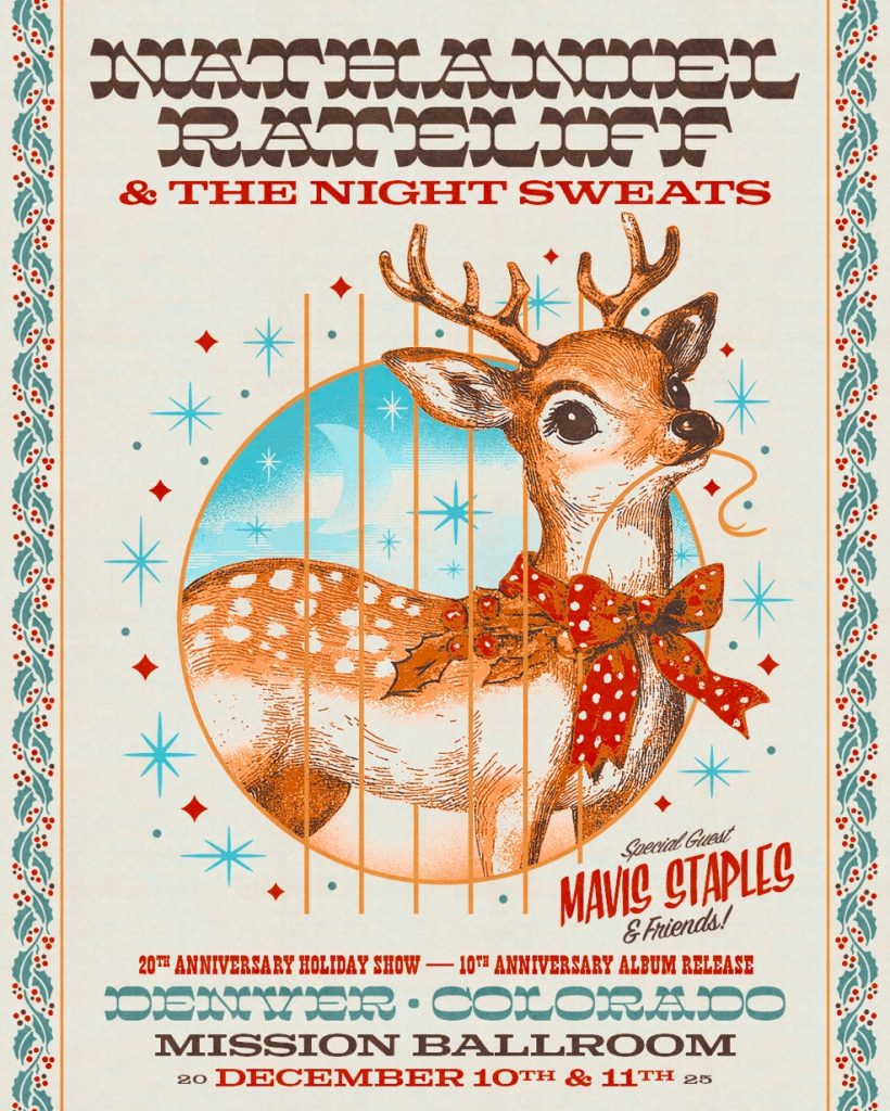 Nathaniel Rateliff Announces 10th Anniversary Holiday Shows in Denver