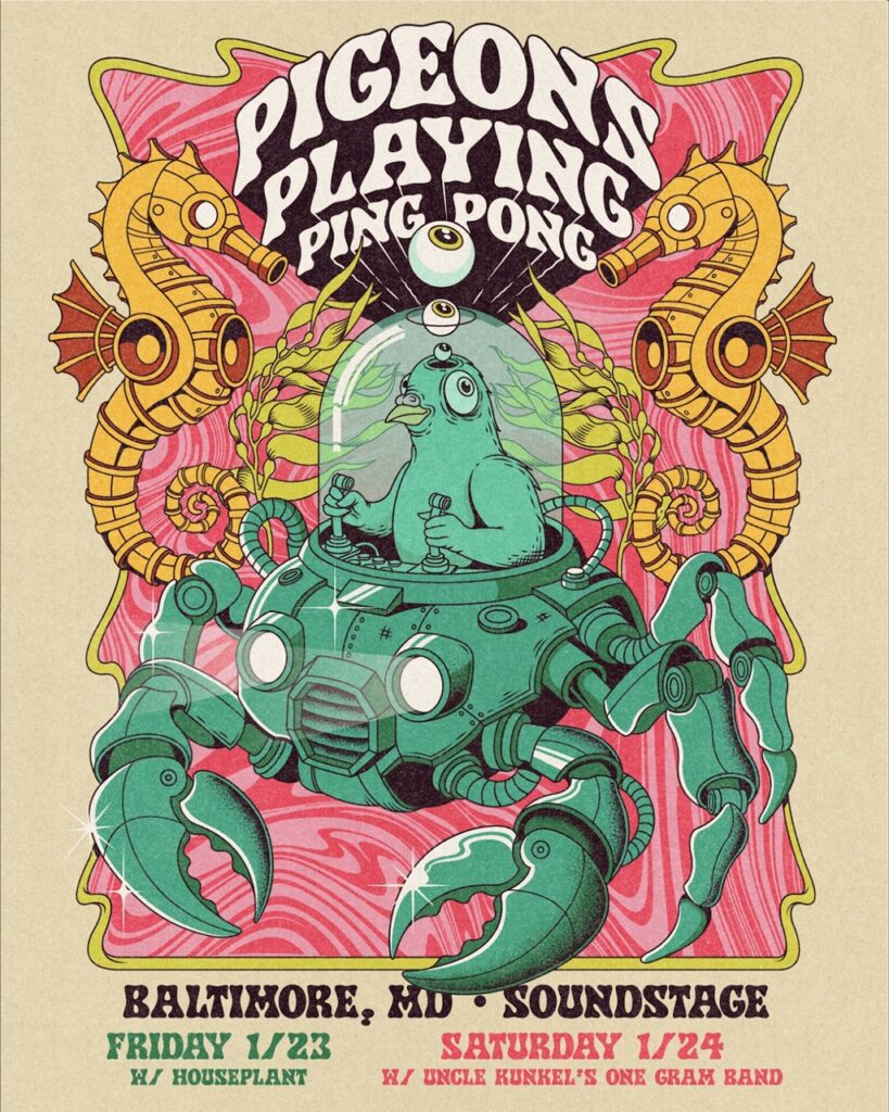 Pigeons Playing Ping Pong Announce Baltimore Soundstage Shows