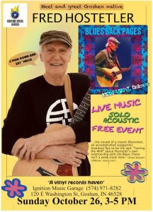 Fred Hostetler Homecoming Concert & Blues Back Pages Album Release – Goshen, IN