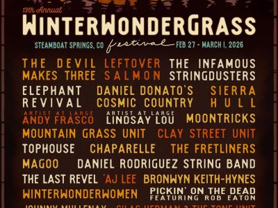 WinterWonderGrass Steamboat 2026 Lineup Announced: The Devil Makes Three, Leftover Salmon, Stringdusters, Daniel Donato & More
