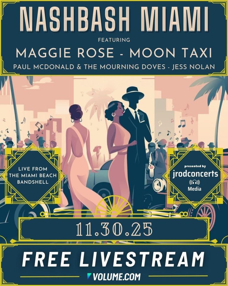 Watch Live Worldwide: Maggie Rose, Moon Taxi & More Kick Off Miami Art Week at Nashbash