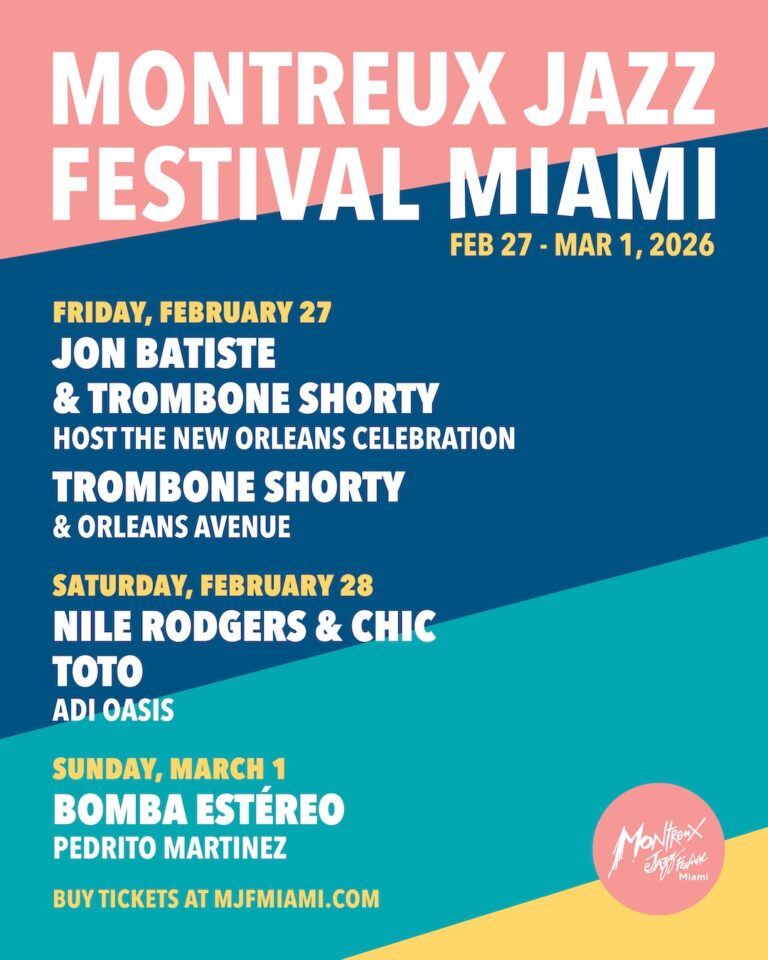 Third Annual Montreux Jazz Festival Miami Reveals Initial Artist Line-Up