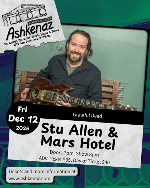 Ashkenaz Announces Full Late-Fall & Holiday Lineup in Berkeley: Bluegrass, Dead Nights, Latin Dance & More