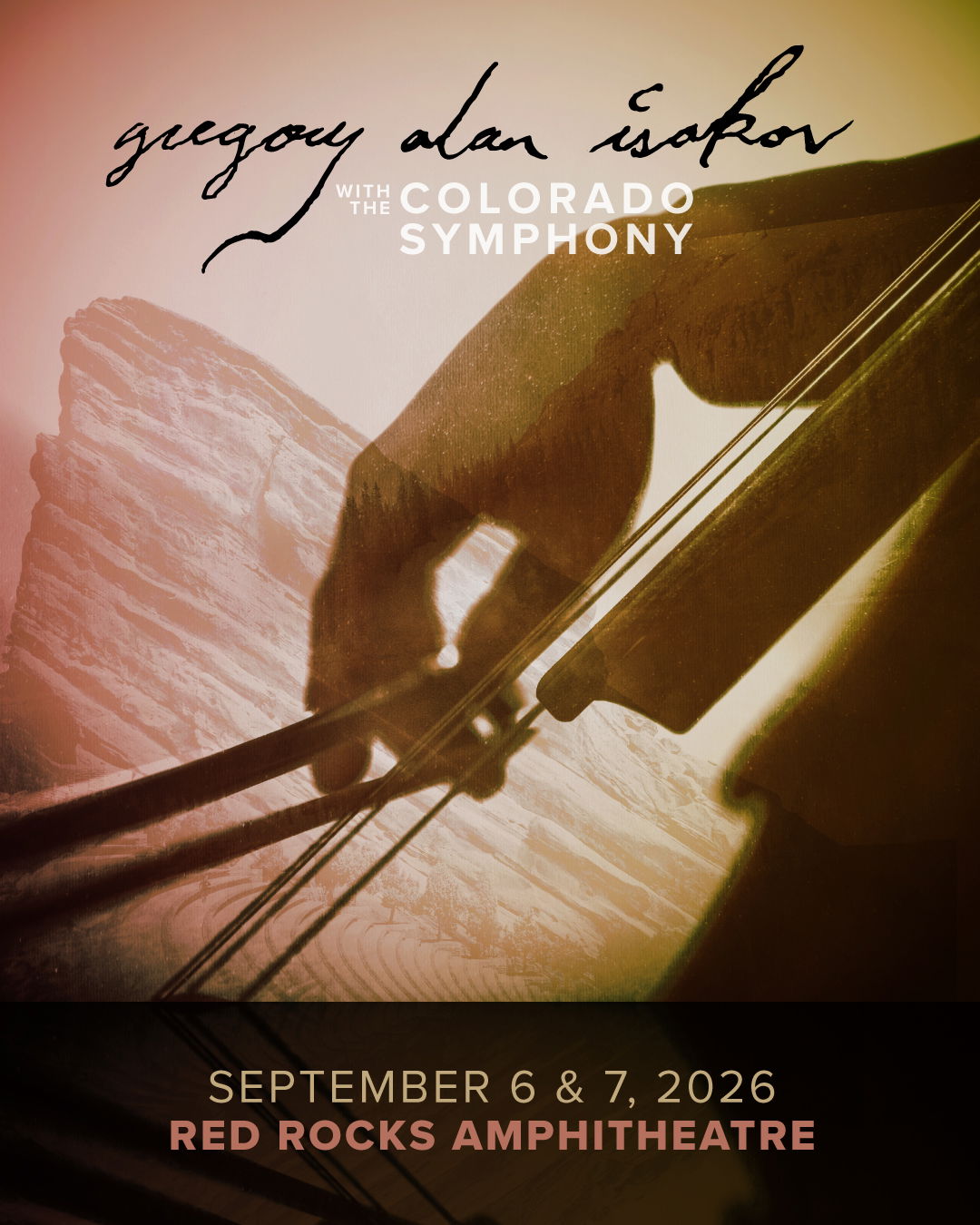gregory alan isakov CD 6枚セット　まとめ Gregory Alan Isakov with the Colorado Symphony at Red Rocks 2026