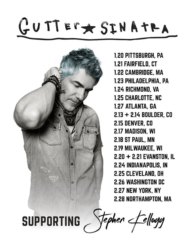 gutter sinatra to hit the road in 2026 with Stephen Kellogg in support of self-titled debut album