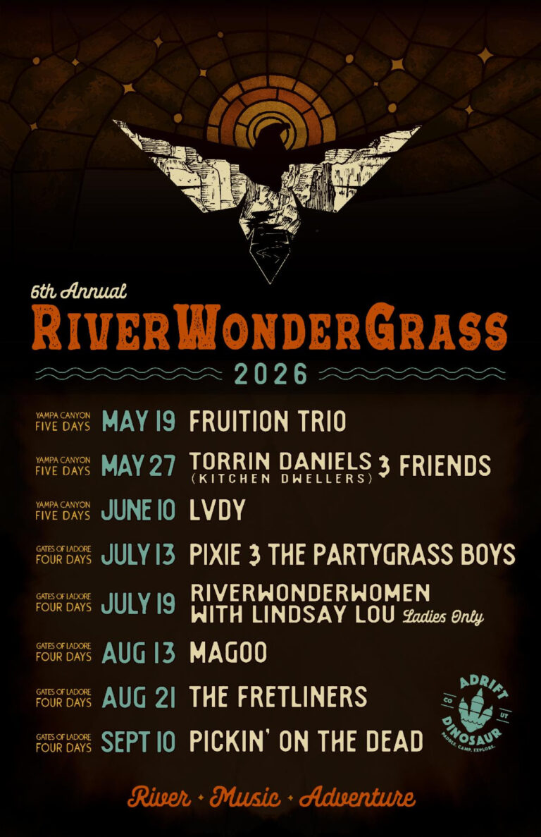RiverWonderGrass Announces 2026 Rafting & Music Trip Dates