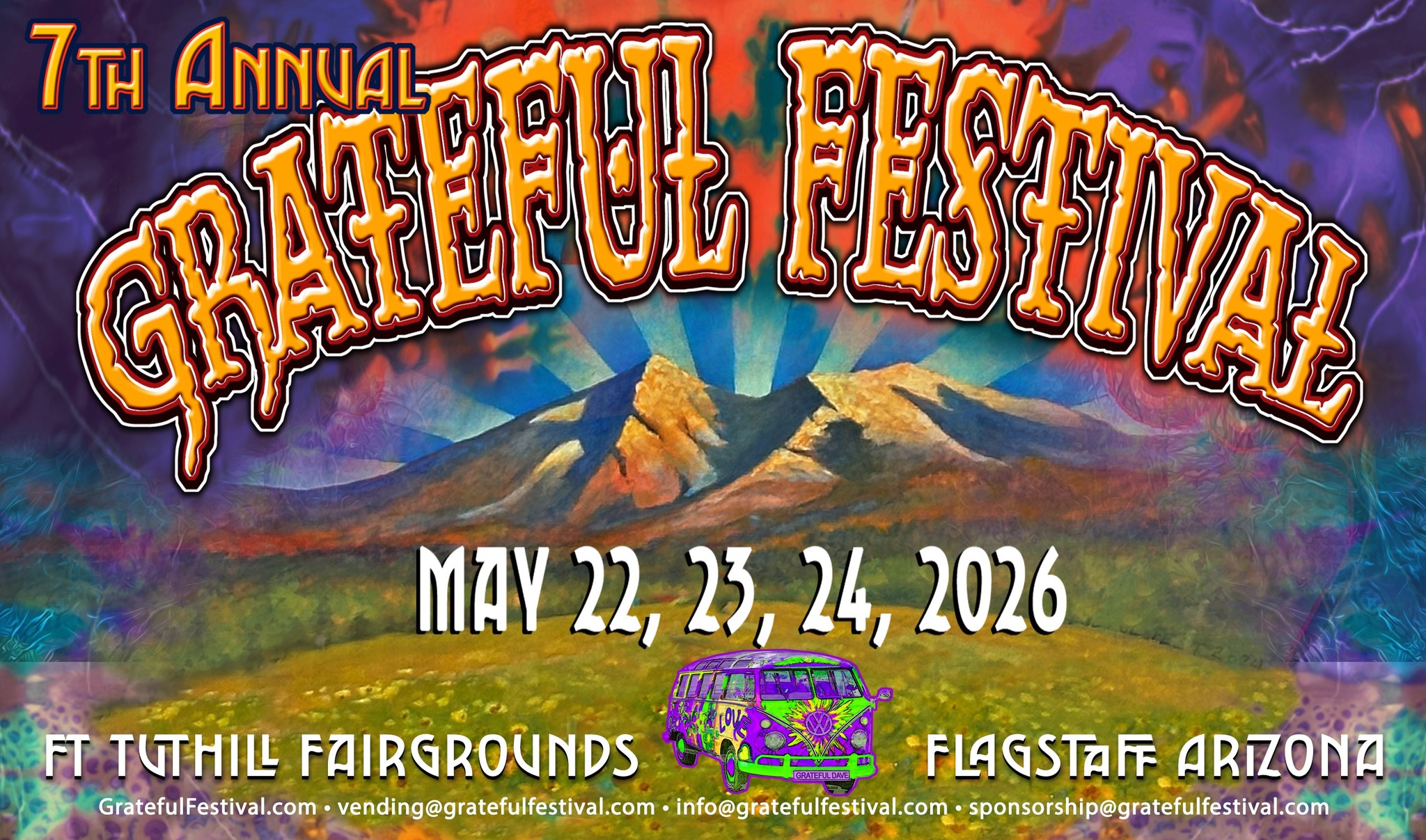Grateful Festival 2026 Returns to Flagstaff with Three Days of Dead-Inspired Magic
