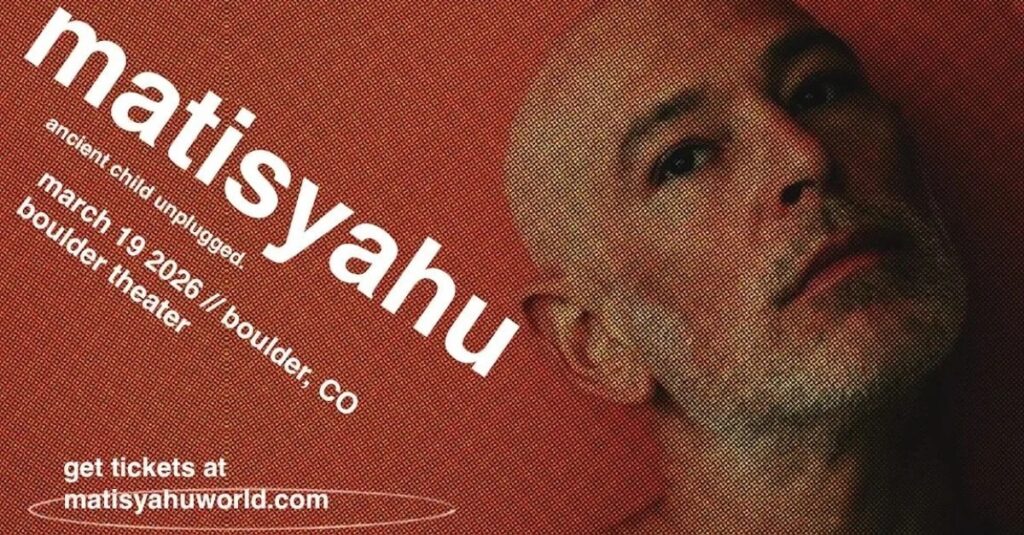 Matisyahu Brings 20th Anniversary Live at Stubb’s Tour to Boulder Theater