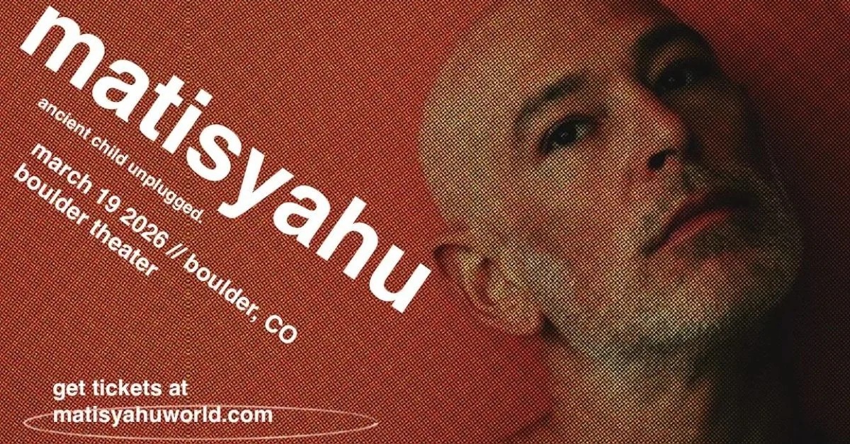 Matisyahu Brings 20th Anniversary Live at Stubb’s Tour to Boulder Theater