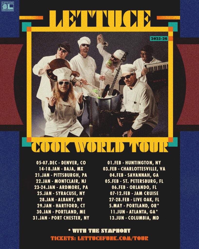 LETTUCE RELEASE NEW LP ‘COOK’ VIA LETTUCE RECORDS