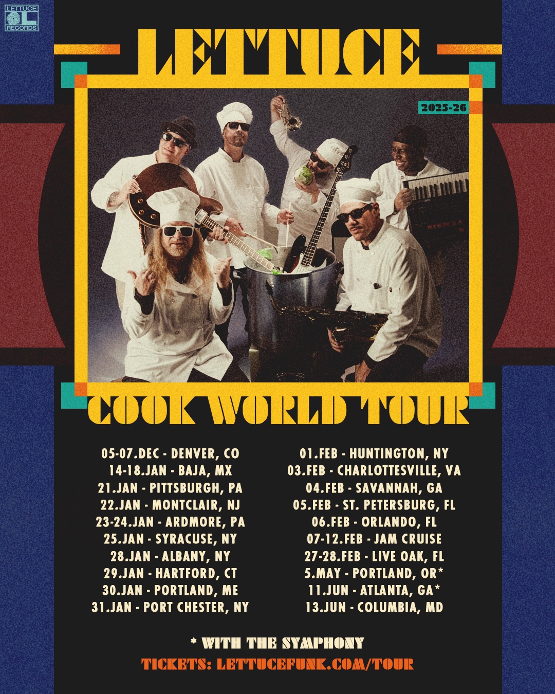 LETTUCE RELEASE NEW LP ‘COOK’ VIA LETTUCE RECORDS