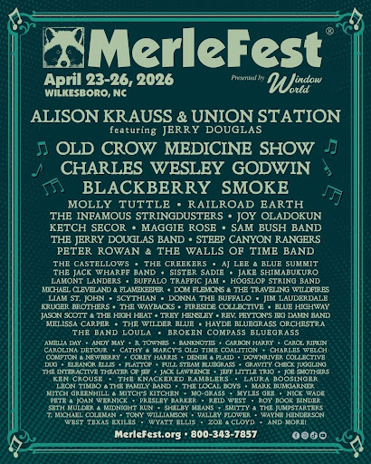 MerleFest Shares Full Lineup for April 23-26, 2026