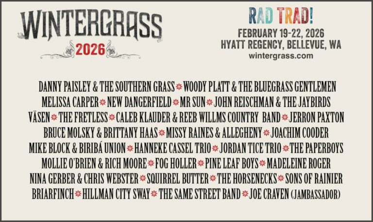 Wintergrass 2026 Returns to Bellevue with “Rad Trad” Lineup