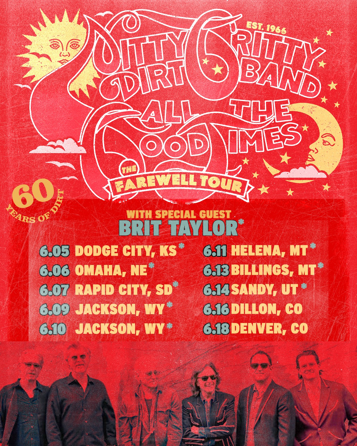 Nitty Gritty Dirt Band Adds Final “60 Years of Dirt” Dates to Farewell Tour + “Nashville Skyline” Video Premieres