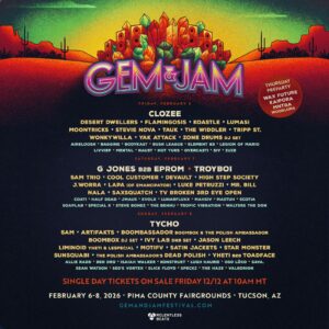 Gem & Jam Festival Returns to Tucson Feb. 6–8, 2026 With 80+ Artists