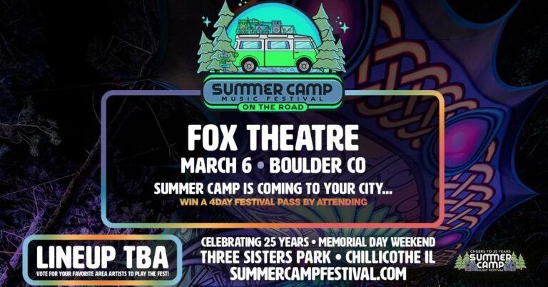 Summer Camp: On The Road Tour Hits Boulder’s Fox Theatre March 6, 2026