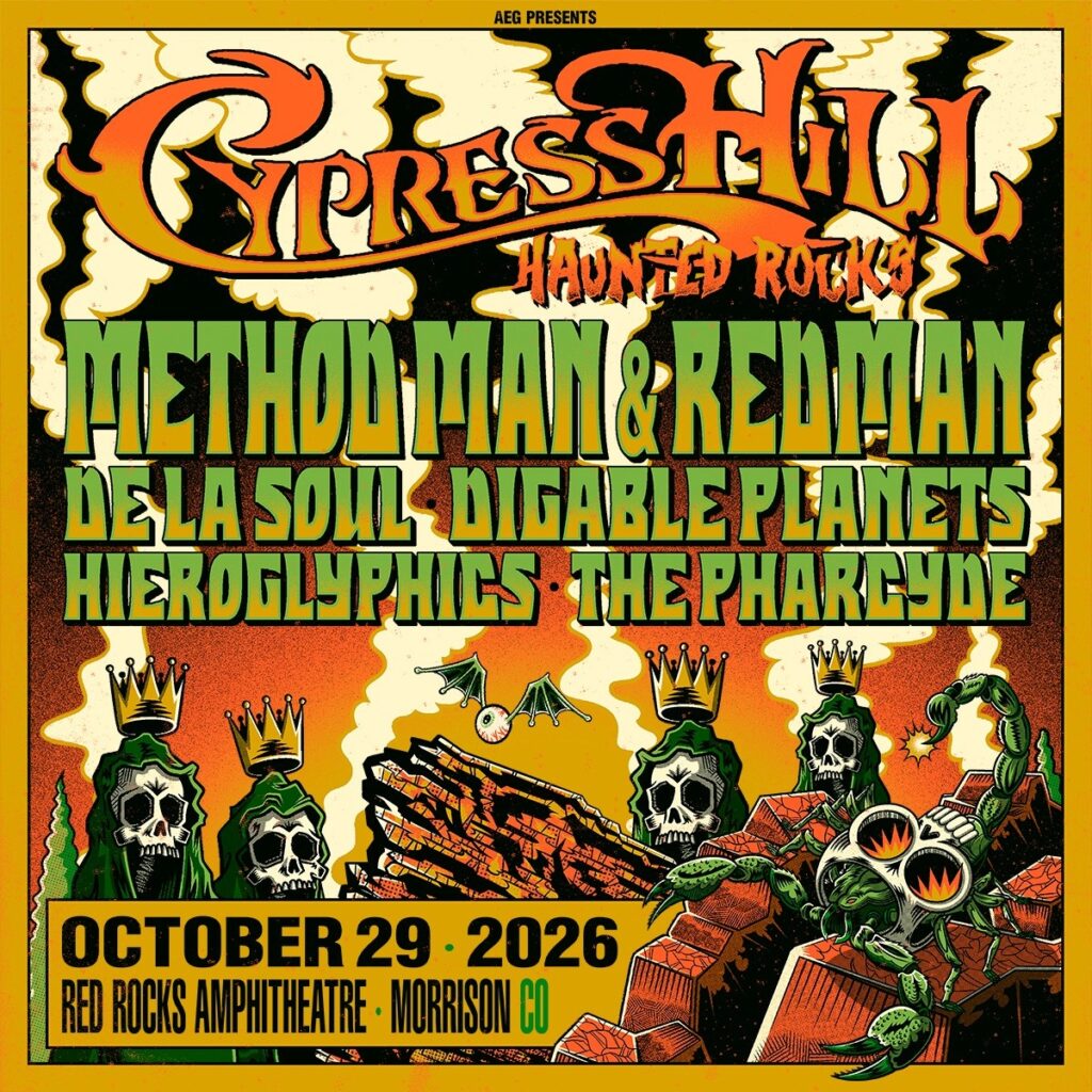Cypress Hill Bring Haunted Rocks to Red Rocks Oct. 29, 2026