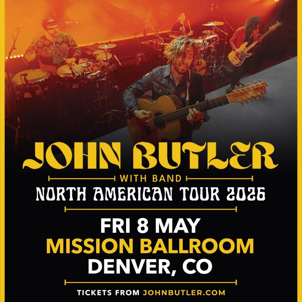 John Butler Brings His Band to Mission Ballroom May 8, 2026