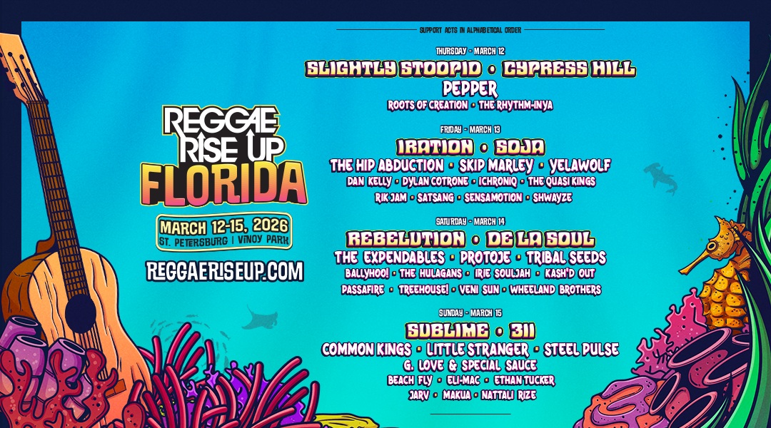 Reggae Rise Up Announces 2026 Florida and Arizona Festival Lineups