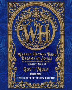Warren Haynes & Gov’t Mule Announce Two Special Nights in New Orleans