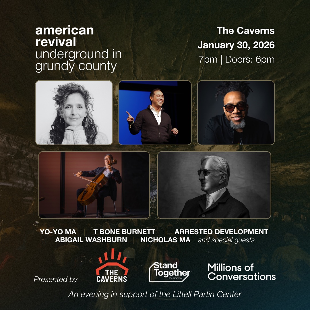 Yo-Yo Ma Performs Underground in The Caverns for American Revival