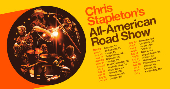 Chris Stapleton Extends All-American Road Show With 20+ New Dates