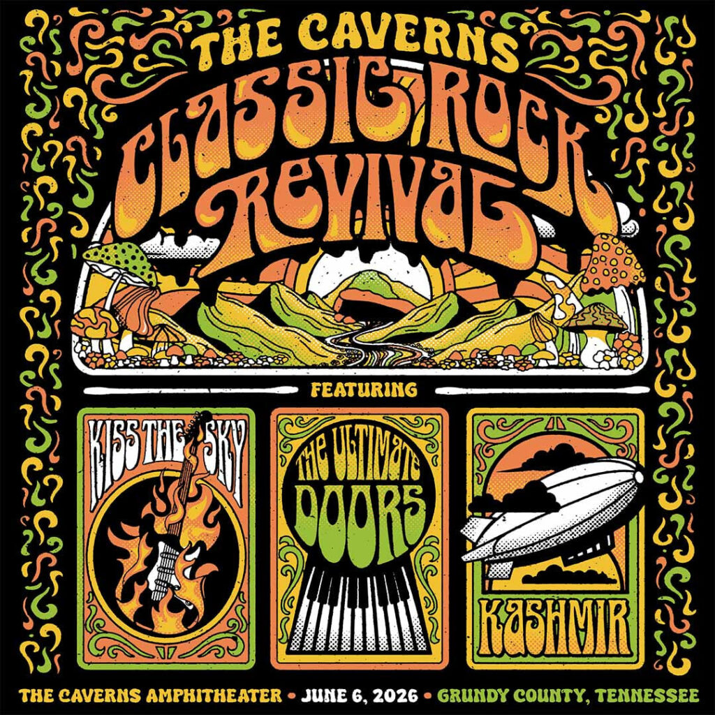 Caverns Classic Rock Revival Brings Hendrix, Doors & Zeppelin to Tennessee