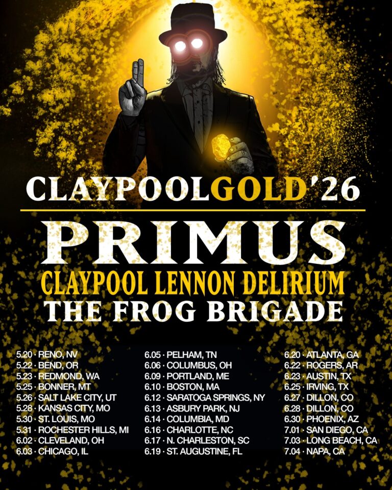 Claypool Gold Brings Primus, Claypool Lennon Delirium & Frog Brigade on Summer Tour
