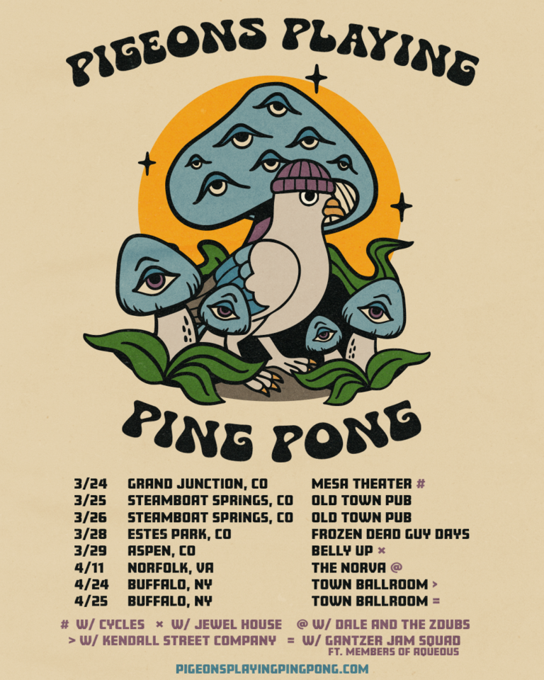 Pigeons Playing Ping Pong Add Spring 2026 Tour Dates