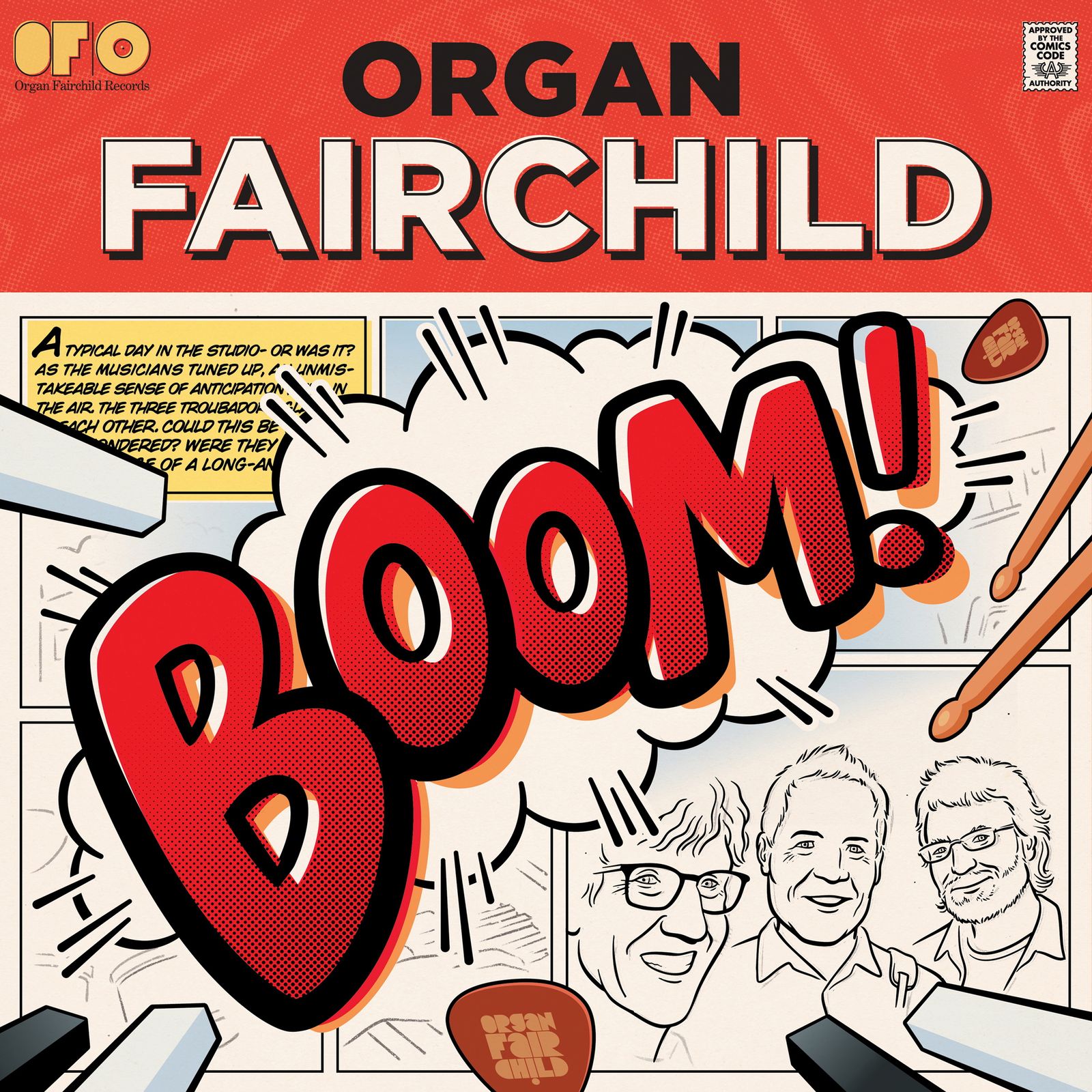 Organ Fairchild Release New Album “BOOM!” Featuring Nine Original Tracks