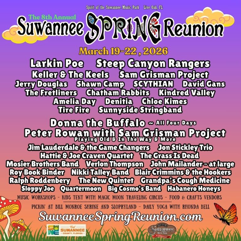Festival Preview: A Complete Look at Suwannee Spring Reunion 2026