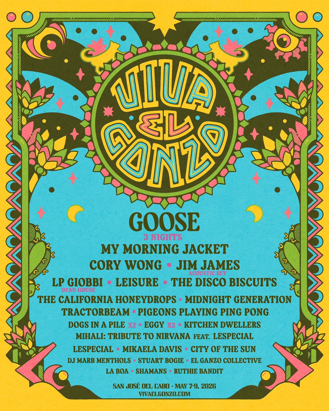 Goose Add Artists to Viva El Gonzo Lineup