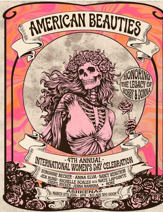 American Beauties Honor Bobby & Donna at Ashkenaz for Women’s History Month