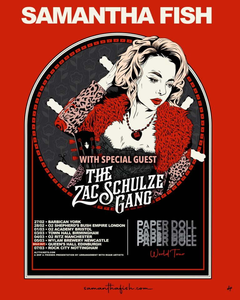 Samantha Fish Releases “Rusty Razor” Featuring Mick Collins Ahead of 2026 UK Tour