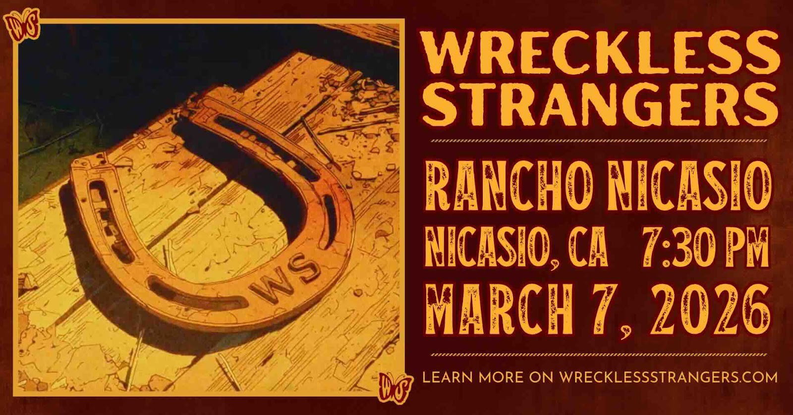 Wreckless Strangers bring album release celebration to Rancho Nicasio on Saturday, March 7.