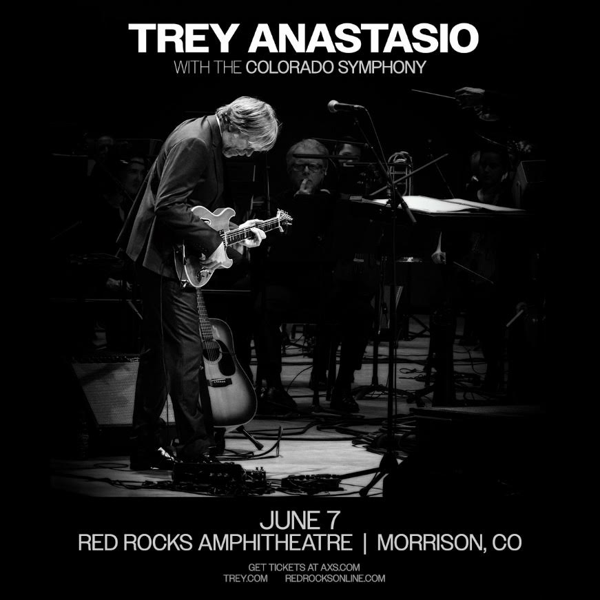 Trey Anastasio Teams with The Colorado Symphony for Red Rocks Concert June 7, 2026
