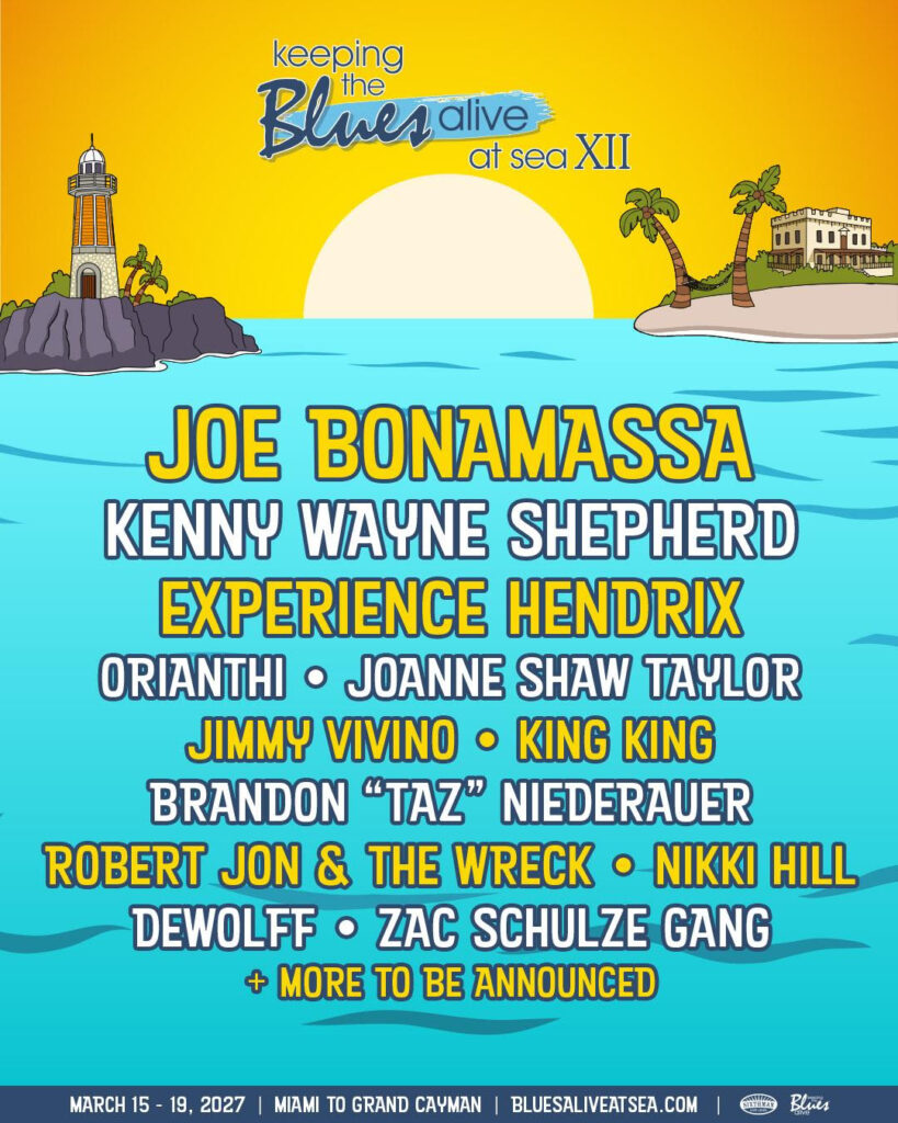 Joe Bonamassa and Sixthman Announce “Keeping The Blues Alive At Sea XII”