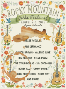 Rocky Mountain Folks Festival 2026 Shares First Lineup: Ani DiFranco, Valerie June, Jesse Welles & More
