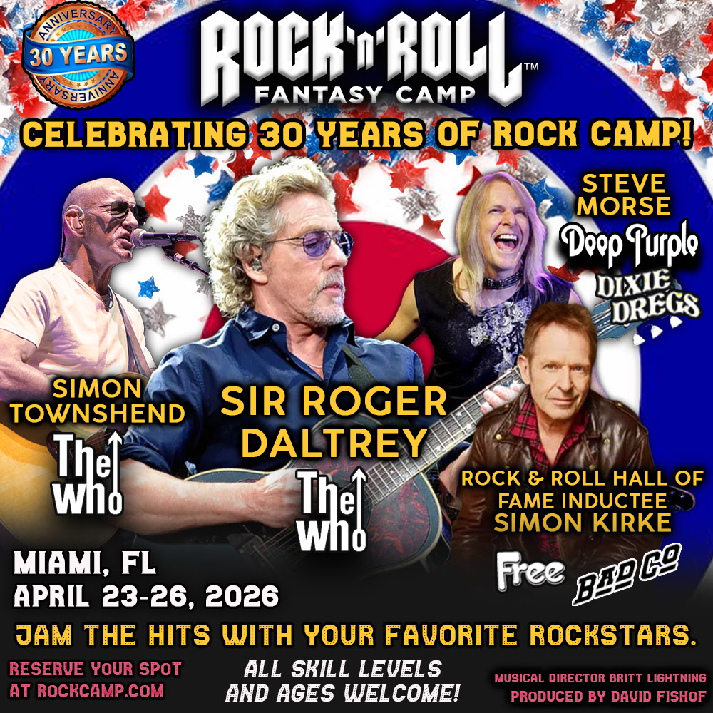 ROCK ‘N’ ROLL FANTASY CAMP CELEBRATES 30 YEARS OF CHANGING LIVES THROUGH MUSIC