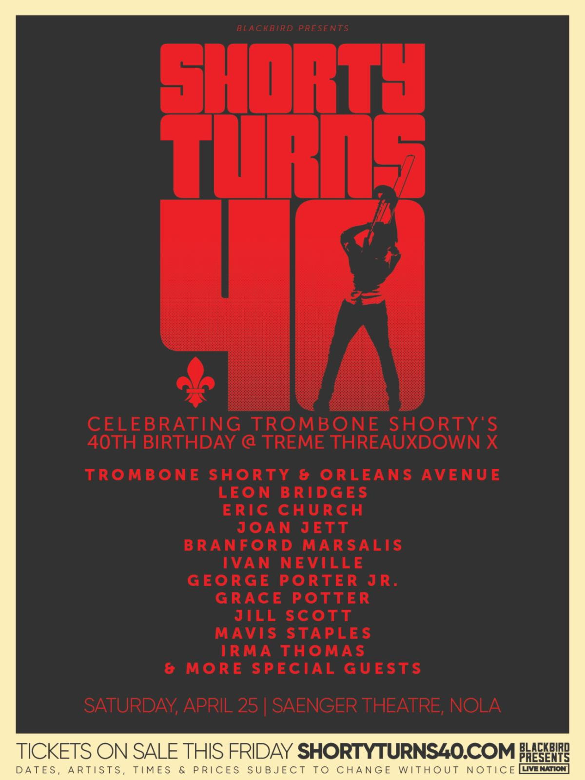 Trombone Shorty Turns 40: All-Star Birthday Celebration Announced for Jazz Fest 2026