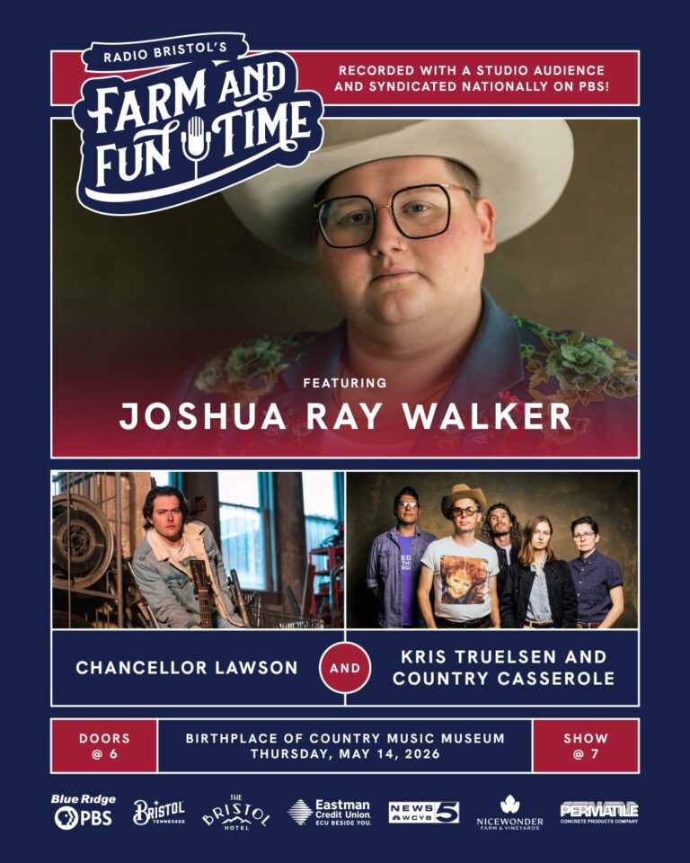 Radio Bristol’s Farm and Fun Time Comes to the Birthplace of Country Music Museum with Joshua Ray Walker