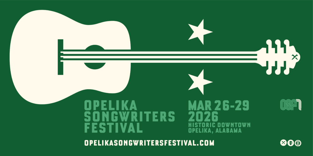 Opelika Songwriters Festival Announces First Wave of 2026 Lineup