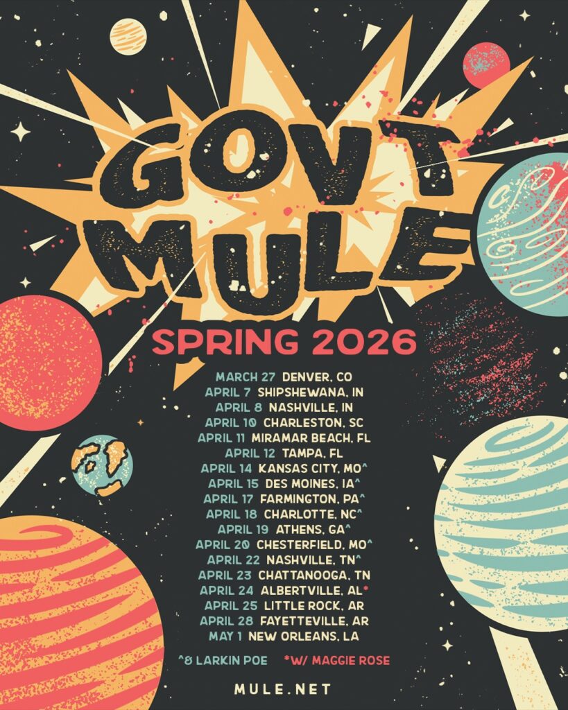 Gov’t Mule Announces Spring 2026 Headlining Tour Dates