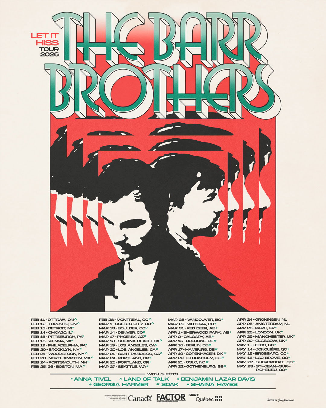 The Barr Brothers Return with Their Biggest Headlining Tour Since 2018