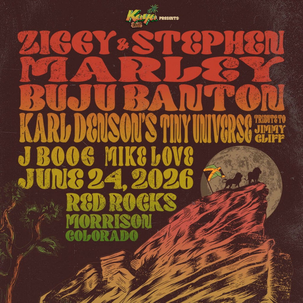 Ziggy & Stephen Marley, Buju Banton and More Set for Red Rocks 2026