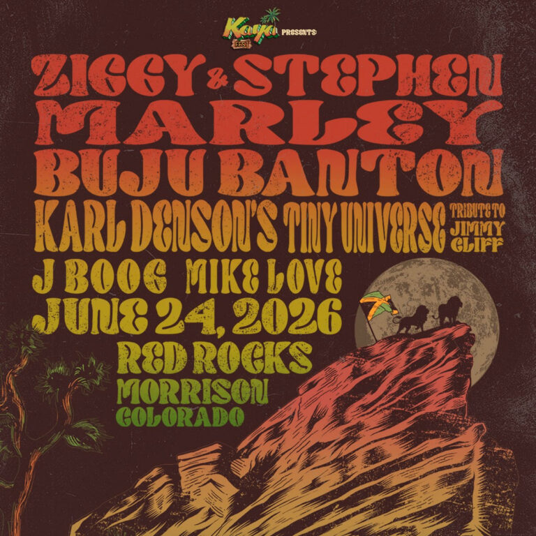 Ziggy & Stephen Marley, Buju Banton and More Set for Red Rocks 2026