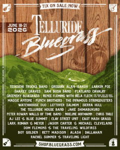 Telluride Bluegrass Adds Reneé Fleming with Béla Fleck, Maggie Antone, Noeline Hofmann, Clay Street Unit and More to the 2026 Festival Lineup