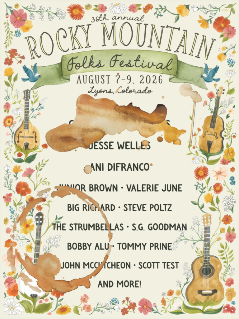 Rocky Mountain Folks Festival 2026 Shares First Lineup: Ani DiFranco, Valerie June, Jesse Welles & More