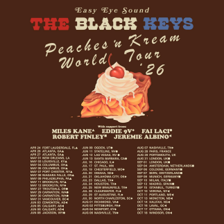 The Black Keys Announce PEACHES ‘N KREAM WORLD TOUR ‘26 & New Album Peaches!