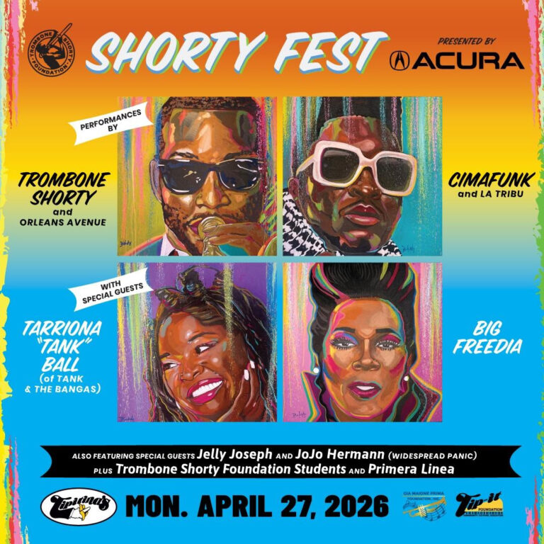 Shorty Fest Presented by Acura Returns to Tipitina’s April 27 With Trombone Shorty, Cimafunk & More